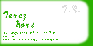 terez mori business card